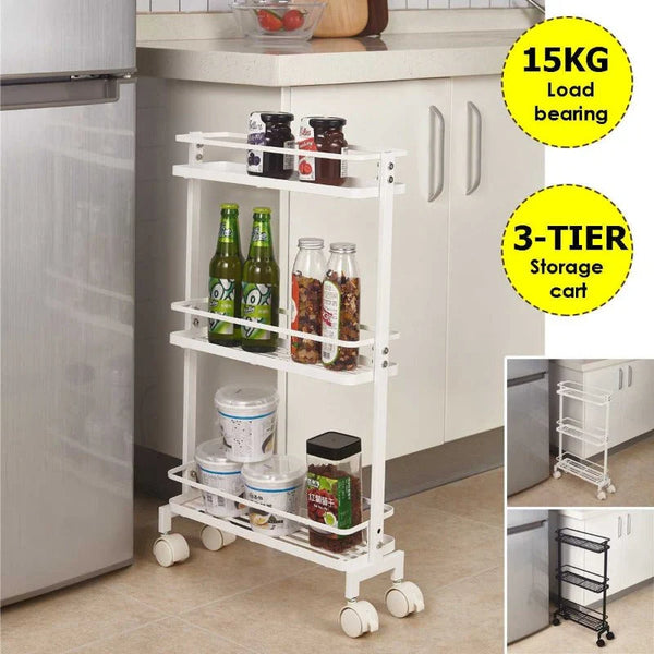 Slimy Mobility Kitchen Storage Organizer Trolley