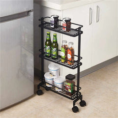 Slimy Mobility Kitchen Storage Organizer Trolley