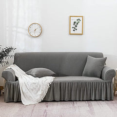 Micro Mesh Turkish Style Sofa Covers – Light Grey